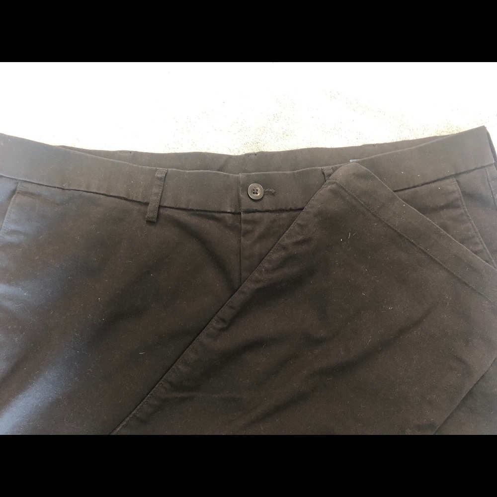 Haggar black khakis